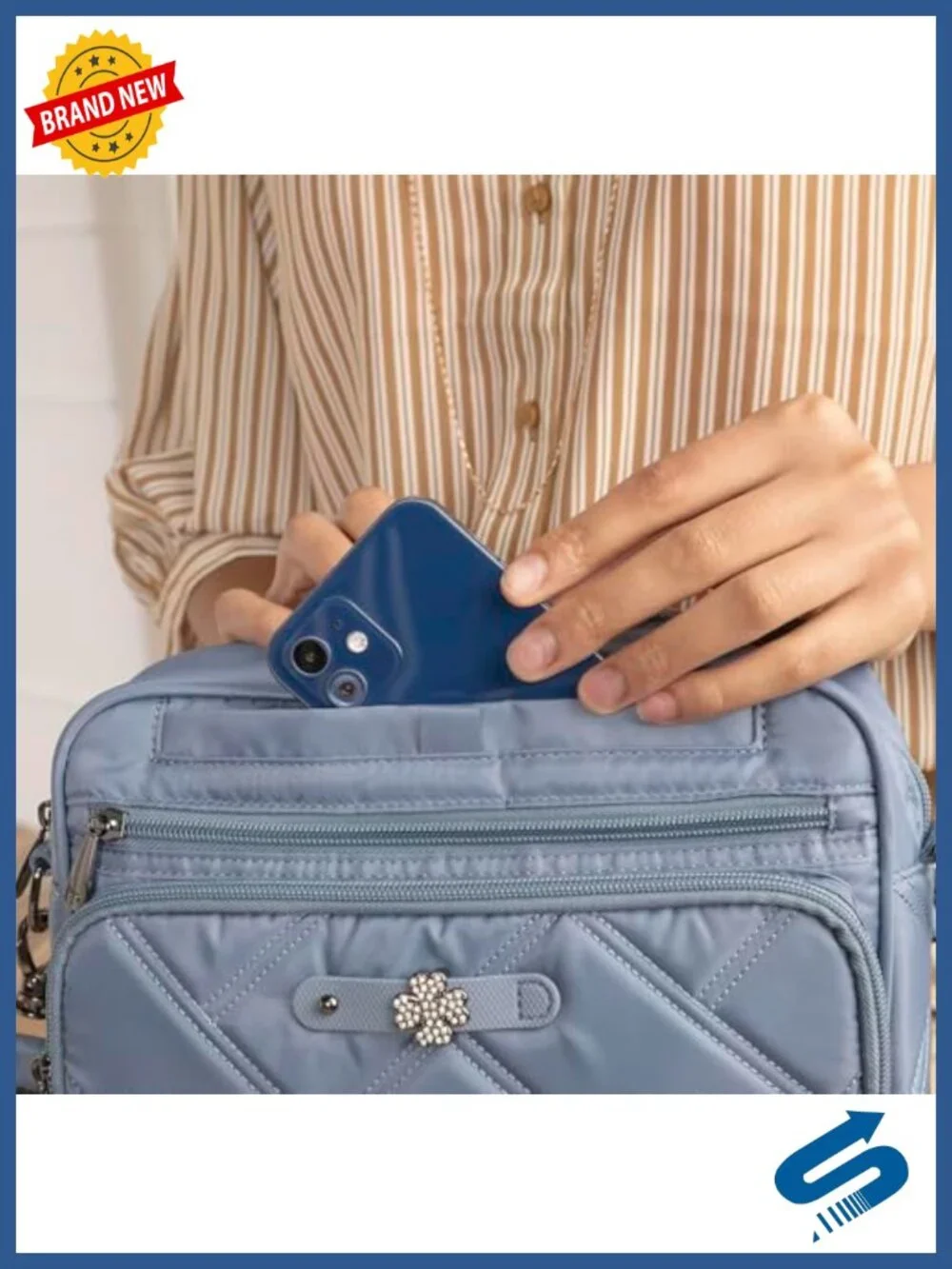 Lug Carousel XL 2 Crossbody Bag - Polyester, Multiple Pockets, RFID